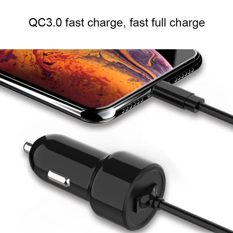 IBD321-Q3 Universal Fireproof Mobile Phone Car Charger, Model: QC3.0+2.4A - Car Charger by PMC TechLife | Online Shopping South Africa | PMC TechLife