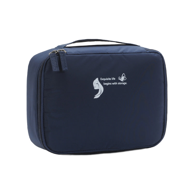 RH914 Travel Portable Waterproof Large-capacity Cosmetic Storage Bag(Navy Green) - Storage Boxes by PMC Jewellery | Online Shopping South Africa | PMC Jewellery