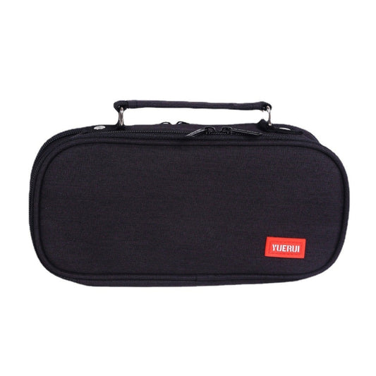 Large Capacity Multi-layer Portable Stationery Bag Canvas Pen Bag(Black) - Pen Holder by PMC Jewellery | Online Shopping South Africa | PMC Jewellery