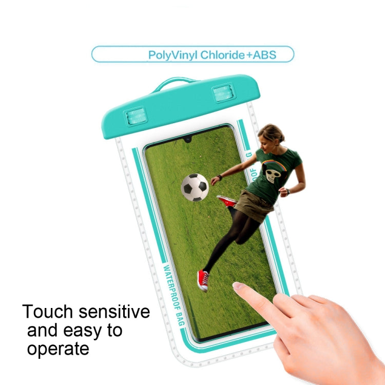 2 PCS Armband Style Transparent Waterproof Cell Phone Case Swimming Cell Phone Bag(Green) - Waterproof Bag by PMC TechLife | Online Shopping South Africa | PMC TechLife