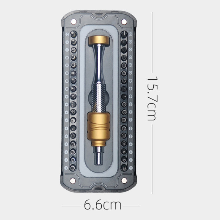 37 In 1 Aluminum Glasses Screwdriver Set Computer Watch Dismantling Repair Tools - Screwdriver Set by PMC TechLife | Online Shopping South Africa | PMC TechLife