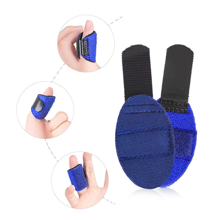 2 PCS Finger Straps Postoperative Rehabilitation Finger Protectors(Blue) - Corrector by PMC Jewellery | Online Shopping South Africa | PMC Jewellery