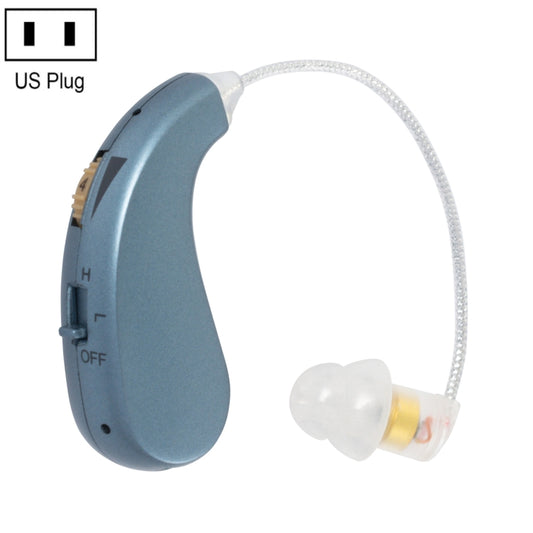 Portable Rechargeable Invisible Hearing Aid US Plug(Blue) - Hearing Aids by PMC Jewellery | Online Shopping South Africa | PMC Jewellery