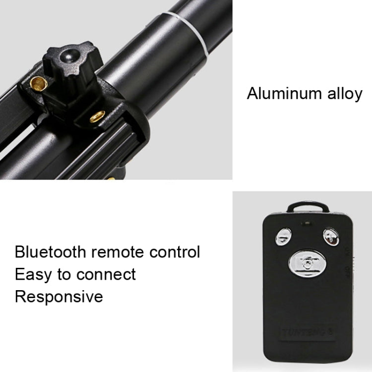 YUNTENG 1688 Selfie Stick Tripod Bluetooth Remote Control Camera Stand(Black) - free shipping - PMC TechLife - Order now!