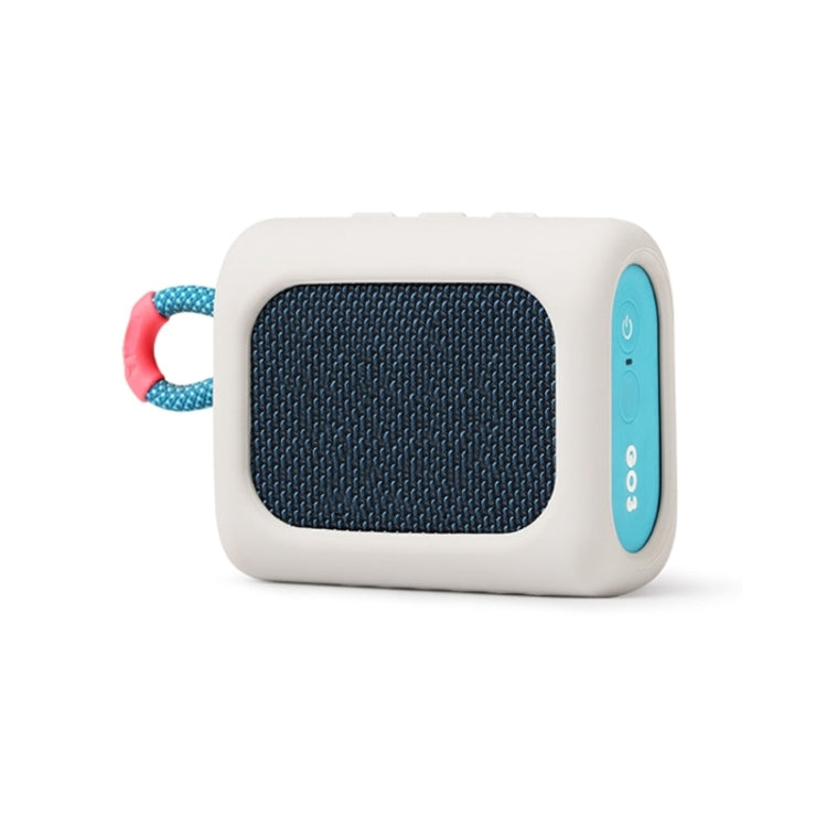 For JBL GO3 Dust-proof Silicone Case Anti-fall Speaker Case(Gray) - Protective Case by PMC TechLife | Online Shopping South Africa | PMC TechLife