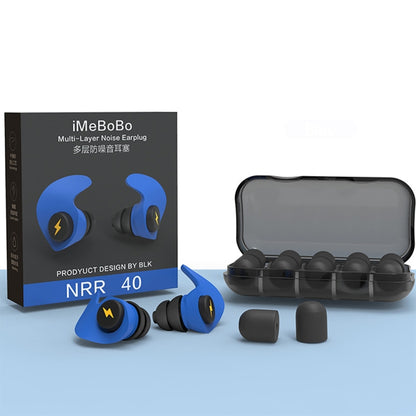 Anti-noise Sleep Earplugs Soundproof Earplugs(Blue) - Ear Care Tools by PMC Jewellery | Online Shopping South Africa | PMC Jewellery