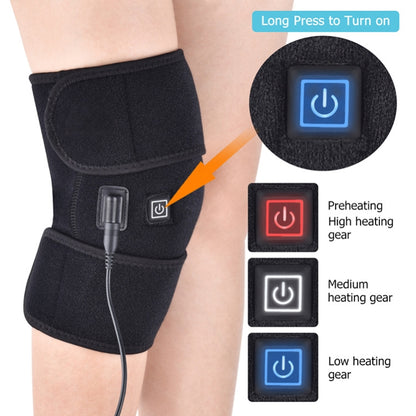 Infrared Heating Therapy Knee Pad Rehabilitation Assistance USB Model - Massage & Relaxation by PMC Jewellery | Online Shopping South Africa | PMC Jewellery