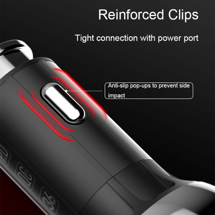 LDNIO C1 36W PD + QC 3.0 Car Fast Charger High Power Smart USB Car Charger with 8 Pin Cable - Car Charger by LDNIO | Online Shopping South Africa | PMC Jewellery