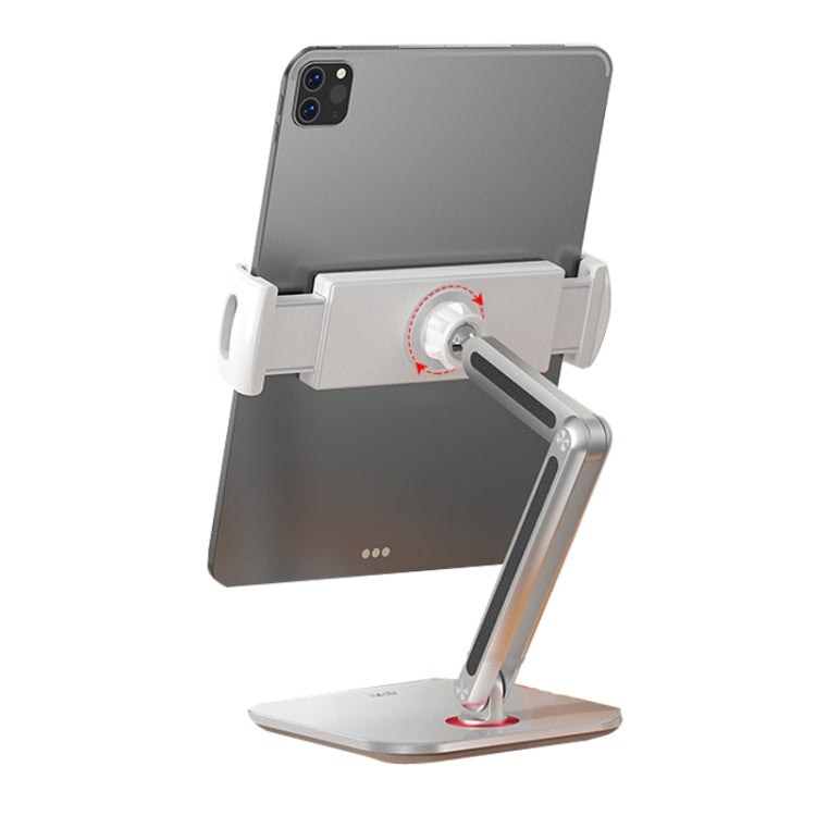 SSKY X38 Desktop Phone Tablet Stand Folding Online Classes Support, Style: Long Arm Version (White) - Desktop Holder by SSKY | Online Shopping South Africa | PMC Jewellery | Buy Now Pay Later Mobicred