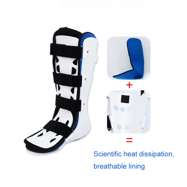 Calf Ankle Fracture Sprain Fixation Brace Plaster Shoe Foot Support Brace, Size: S Left(Long Version Without Baffle) - Mobility Aids by PMC Jewellery | Online Shopping South Africa | PMC Jewellery