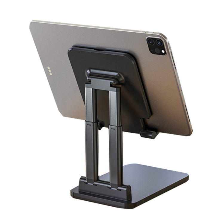 SSKY X5 Desktop Phone Live Foldable Tablet Bracket, Style: Double Rod Tablet Version (Black) - Desktop Holder by SSKY | Online Shopping South Africa | PMC Jewellery