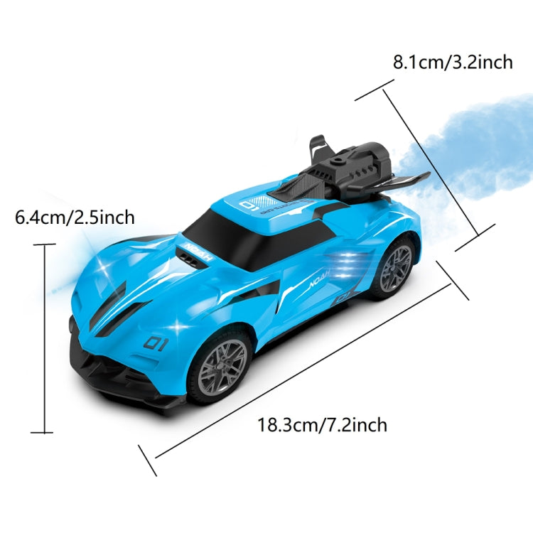 SL-354A 27 Frequency 1:24 Light Spray Remote Control Car Toy Model(Blue) - RC Cars by PMC Jewellery | Online Shopping South Africa | PMC Jewellery