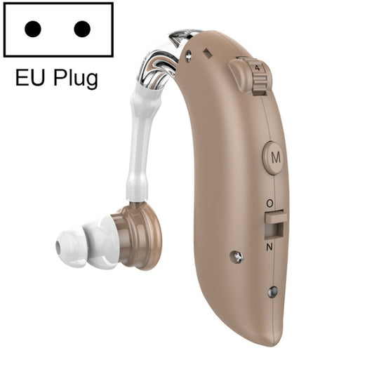 GM-105 Smart Noise Cancelling Ear-hook Rechargeable Elderly Hearing Aids, Spec: EU Plug(Skin Color) - Hearing Aids by PMC Jewellery | Online Shopping South Africa | PMC Jewellery