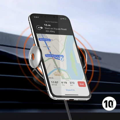 LDNIO 15W Infrared Sensor Fast Charger Car Navigation Bracket(MA02) - Wireless Charger Holders by LDNIO | Online Shopping South Africa | PMC Jewellery