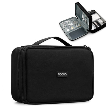 Baona Multifunctional Earphone Data Cable Digital Storage Bag, Spec: XL (Black) - Digital Storage Bag by Baona | Online Shopping South Africa | PMC Jewellery | Buy Now Pay Later Mobicred