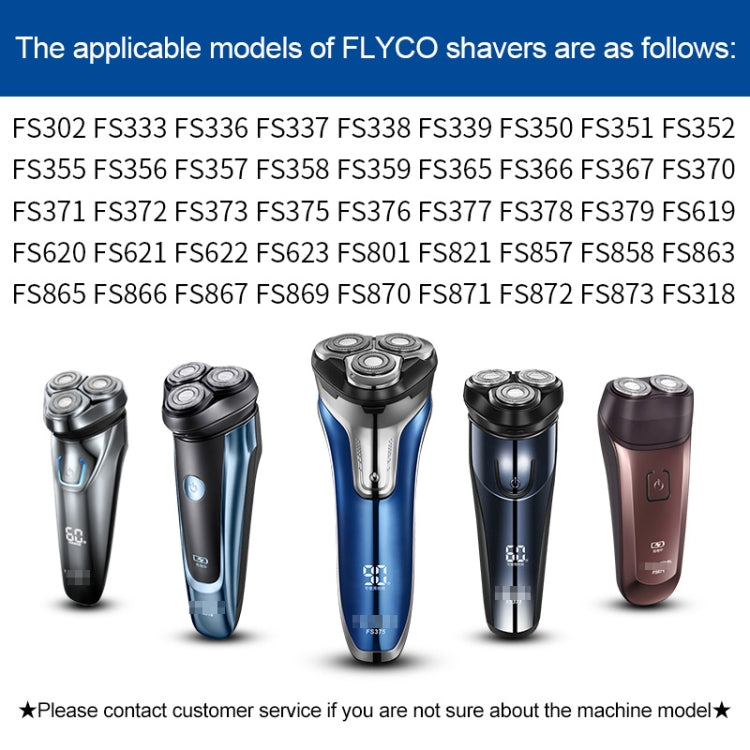 6pcs Electric Shaver USB Charging Cable for FLYCO Razor FS372 FS373 FS871 FS375 FS339 FS378 FS376 FS867, Color: Shiny Shell - Accessories by PMC Jewellery | Online Shopping South Africa | PMC Jewellery