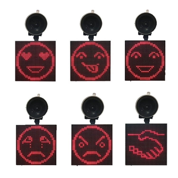 P4-32x32 RGB Full Color Emoji Picture LED Car Display Wireless Transmission Wifi Custom - Car Monitor by PMC Jewellery | Online Shopping South Africa | PMC Jewellery