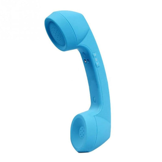 Bluetooth Wireless Connection Retro Microphone External Mobile Phone Handset(Sky Blue) - Bluetooth Earphone by PMC Jewellery | Online Shopping South Africa | PMC Jewellery