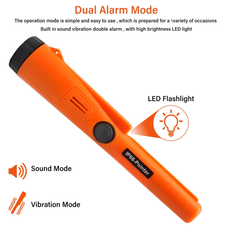 IP68-Pointer Handheld Metal Detector 3M Waterproof Positioning Stick - Metal Detector by PMC TechLife | Online Shopping South Africa | PMC TechLife