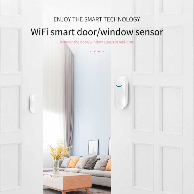 Tuya WiFi Door Magnetic Sensor Remote Intelligent Linkage Doors Windows Switch Anti-alarm APP Reminder Alarm - Door Window Alarm by PMC Jewellery | Online Shopping South Africa | PMC Jewellery