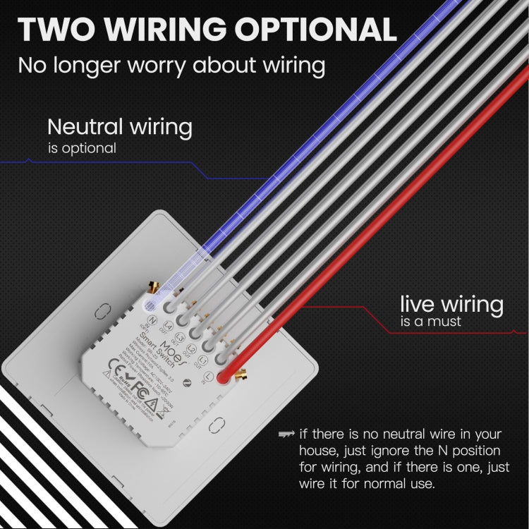 Tuya ZigBee Smart Single-fire Zero-fire Sharing Timing Voice Wall Switch EU Plug, Style: 1 Way (Gray) - Smart Switch by PMC TechLife | Online Shopping South Africa | PMC TechLife