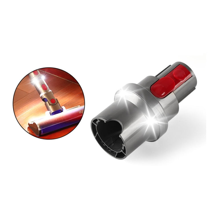 For Dyson V7 V8 V10 V11 V15 Vacuum Cleaner Suction Head Adapter with LED Light - Dyson Accessories by PMC Jewellery | Online Shopping South Africa | PMC Jewellery