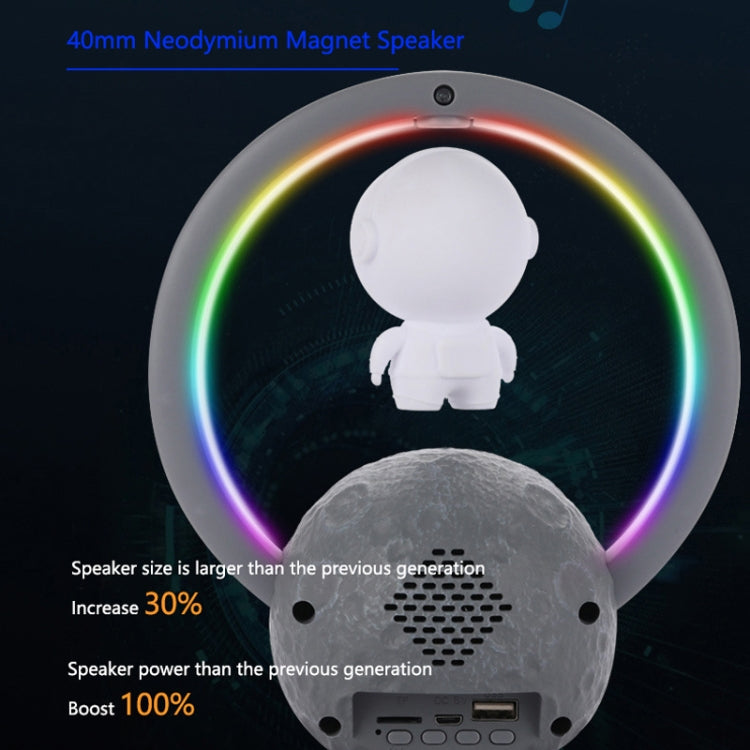 Y-598 Suspended Astronaut Bluetooth Speaker RGB Light Subwoofer Ornament,Spec: 598A Golden - Desktop Speaker by PMC Jewellery | Online Shopping South Africa | PMC Jewellery