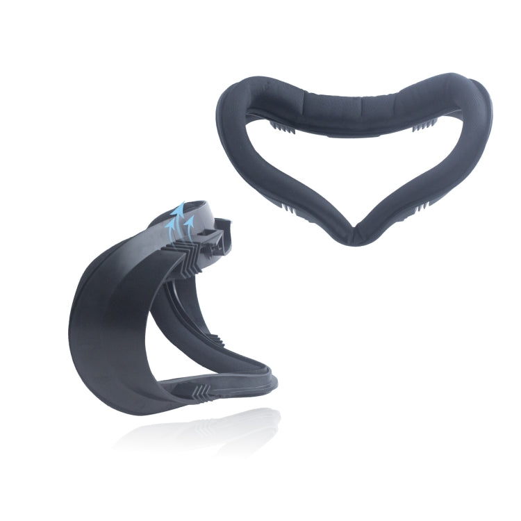 For Oculus Quest 2 VR Headset Anti-sweat Eye Mask VR Facial Interface Bracket Cover(Black) - VR Accessories by PMC Jewellery | Online Shopping South Africa | PMC Jewellery