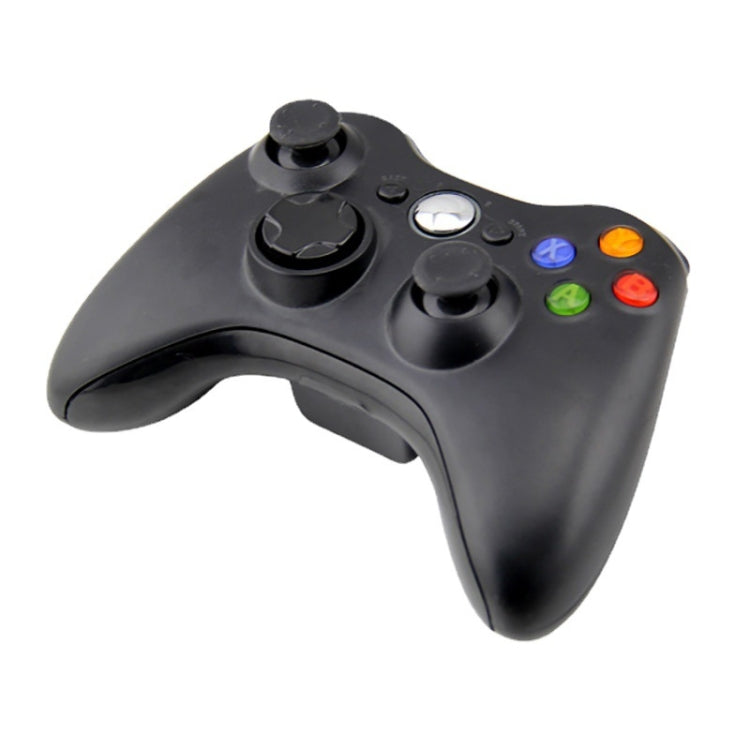 For Microsoft Xbox 360 / PC XB13 Dual Vibration Wireless 2.4G Gamepad With Receiver(Black) - Gamepad by PMC Jewellery | Online Shopping South Africa | PMC Jewellery