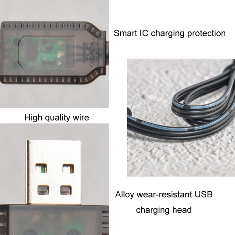 7.4V Smart Chip Protection USB Plug Lithium Battery Charging Cable(SM-3P) - Charger by PMC TechLife | Online Shopping South Africa | PMC TechLife | Buy Now Pay Later Mobicred