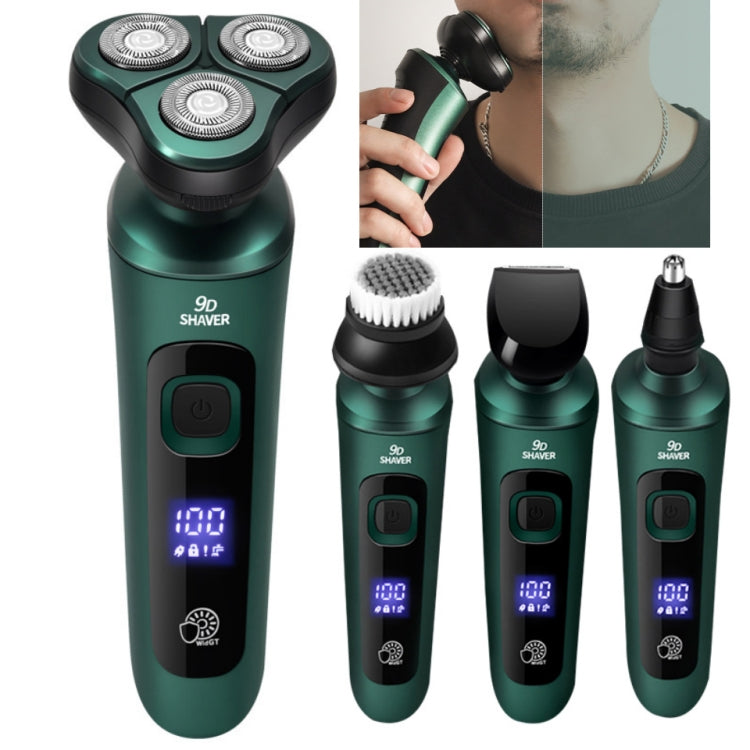 Standard Version Smart Electric Shaver LCD Digital Display Three-head USB Rechargeable Floating Razor - Electric Shavers by PMC Jewellery | Online Shopping South Africa | PMC Jewellery