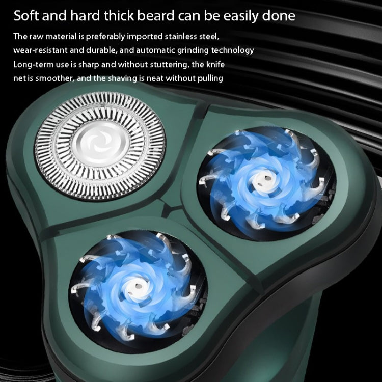 3 In 1 Smart Electric Shaver LCD Digital Display Three-head USB Rechargeable Floating Razor - free shipping - PMC TechLife - Order now!