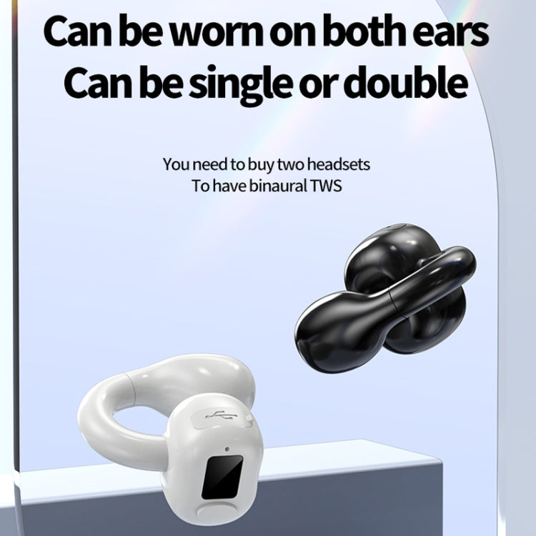 M10 IPX5 Waterproof Ear Clip Bluetooth Earphones, Style: Doble Green - Bluetooth Earphone by PMC TechLife | Online Shopping South Africa | PMC TechLife