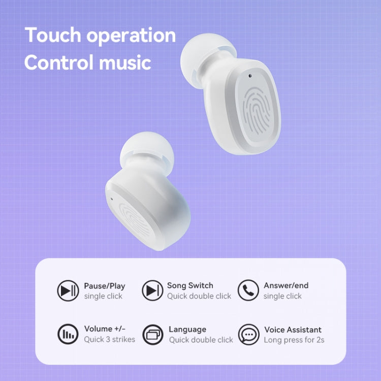 With Charging Bin Stereo Wireless Bluetooth Earphones, Style: BY17 Black - Bluetooth Earphone by PMC TechLife | Online Shopping South Africa | PMC TechLife