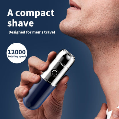 Portable USB Rechargeable Washable Mini Shaver(Blue) - Electric Shavers by PMC Jewellery | Online Shopping South Africa | PMC Jewellery