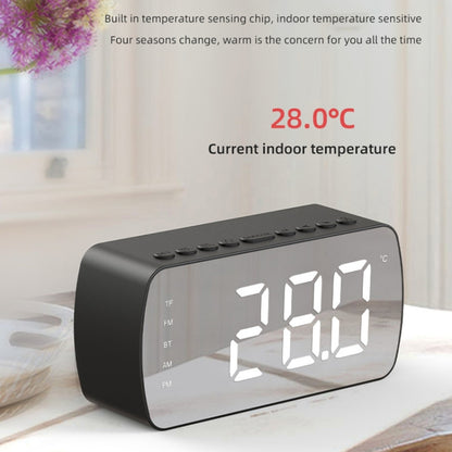 Q5 Outdoor Portable Card Bluetooth Speaker Small Clock Radio, Color: White 1400mAh - Mini Speaker by PMC Jewellery | Online Shopping South Africa | PMC Jewellery