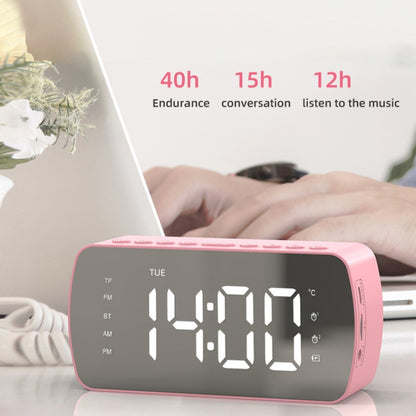 Q5 Outdoor Portable Card Bluetooth Speaker Small Clock Radio, Color: White 1400mAh - Mini Speaker by PMC Jewellery | Online Shopping South Africa | PMC Jewellery