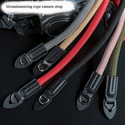 Climbing Rope Camera Strap SLR Camera Retro Wearable Shoulder Strap(Gray) - Camera Strap by PMC Jewellery | Online Shopping South Africa | PMC Jewellery