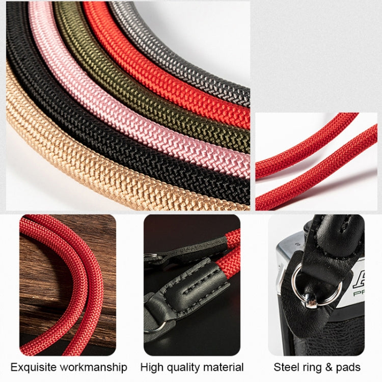 Climbing Rope Camera Strap SLR Camera Retro Wearable Shoulder Strap(Gray) - Camera Strap by PMC TechLife | Online Shopping South Africa | PMC TechLife