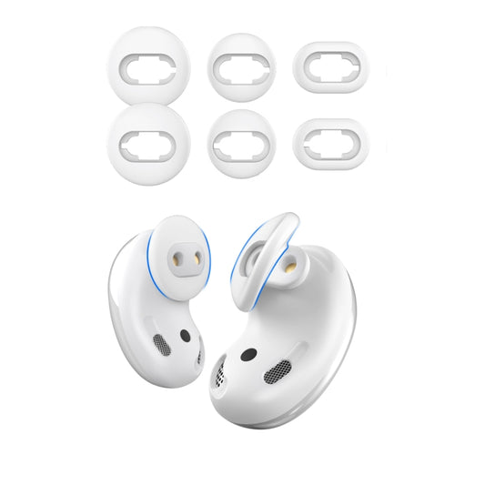 For Samsung Galaxy Buds Live AhaStyle PT132 S+M+L Silicone Earbud(White) - Anti-dust & Ear Caps by AhaStyle | Online Shopping South Africa | PMC Jewellery
