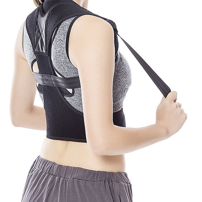 Student Adult Back Posture Corrector Shoulder Brace Strap(Black) - Corrector by PMC Jewellery | Online Shopping South Africa | PMC Jewellery