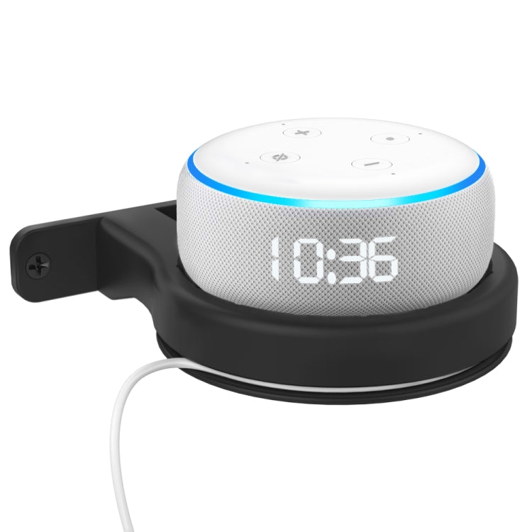 For Amazon Echo Dot 3/4 AhaStyle DD96 Stand Wall Storage Stand(Black) - Speaker Bracket by AhaStyle | Online Shopping South Africa | PMC TechLife | Buy Now Pay Later Mobicred