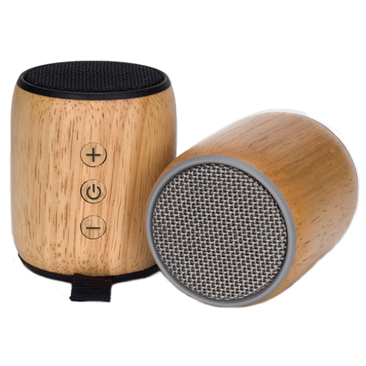 BT811 Mini Wooden Wireless Bluetooth Speaker Support TF Card & 3.5mm AUX(Silver Gray) - Mini Speaker by PMC TechLife | Online Shopping South Africa | PMC TechLife