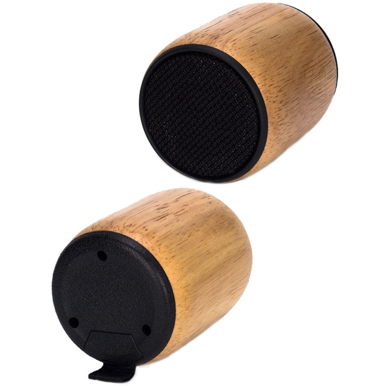BT811 Mini Wooden Wireless Bluetooth Speaker Support TF Card & 3.5mm AUX(Silver Gray) - Mini Speaker by PMC TechLife | Online Shopping South Africa | PMC TechLife