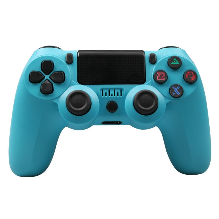 For PS4 Wireless Bluetooth Game Controller With Light Strip Dual Vibration Game Handle(Blue) - Gamepads by PMC Jewellery | Online Shopping South Africa | PMC Jewellery