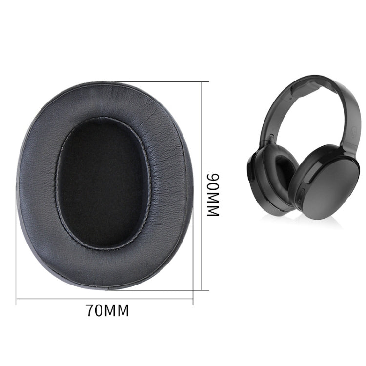 For Skullcandy Crusher 3.0 Wireless/ Crusher Evo /Crusher ANC/ Hesh 3 /VENUE  Headphone 2pcs Ear Pads(Black Gel Model) - Earmuff & Pad by PMC Jewellery | Online Shopping South Africa | PMC Jewellery