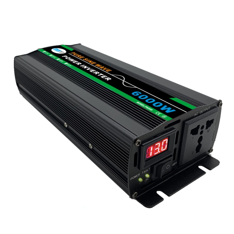 6000W (Actual 1000W) 24V to 220V High Power Car Sine Wave Inverter Power Converter - Pure Sine Wave by PMC Jewellery | Online Shopping South Africa | PMC Jewellery