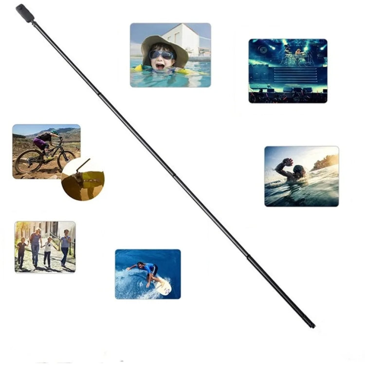 5m Carbon Fiber Extended Monopod Invisible Selfie Stick For Insta360  / DJI Action / GoPro / Xiao Yi Sports Camera - Extendable Pole by PMC Jewellery | Online Shopping South Africa | PMC Jewellery