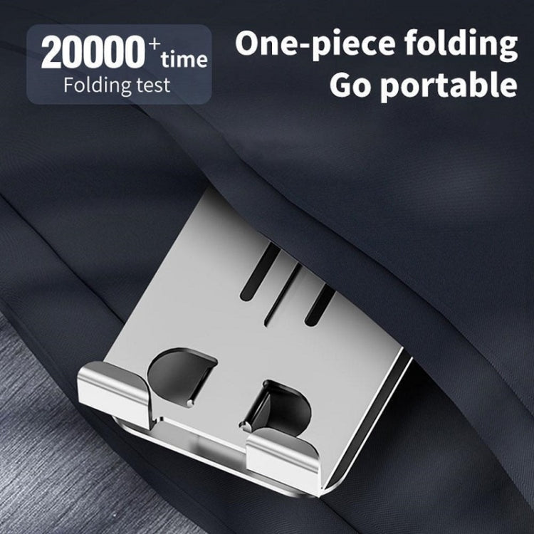 Desktop 360-degree Rotating Foldable Mobile Phone Holder, Color: Metal Purple - Desktop Holder by PMC TechLife | Online Shopping South Africa | PMC TechLife