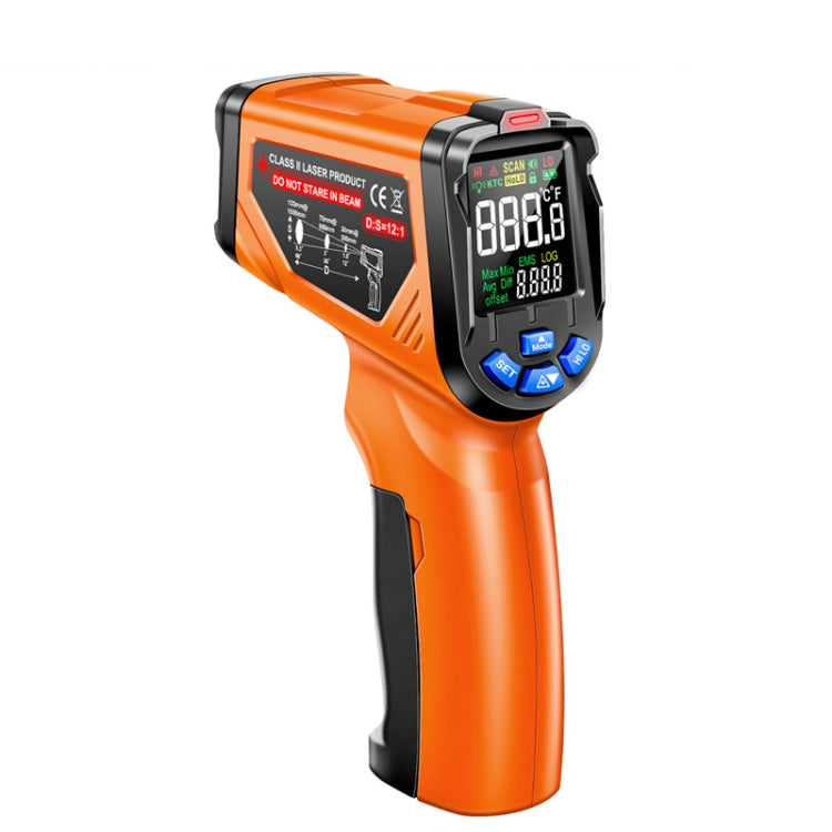 ANENG TH06 Oil Temperature High Precision Thermometer Laser Baking Infrared Water Thermometer(Orange) - Thermostat & Thermometer by ANENG | Online Shopping South Africa | PMC Jewellery | Buy Now Pay Later Mobicred